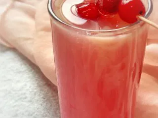 粉红夏日饮品,成品