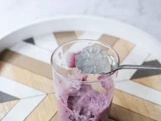 芋泥波波奶茶,加入免煮珍珠（原味）