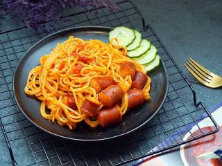 通心肠番茄意面,不错吧