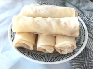 温州端午小吃— 薄饼,薄饼成品图