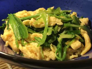 快手菜—青龙菜炒蛋,美味可口,营养丰富,省时省力。青龙菜配蛋,绝配。