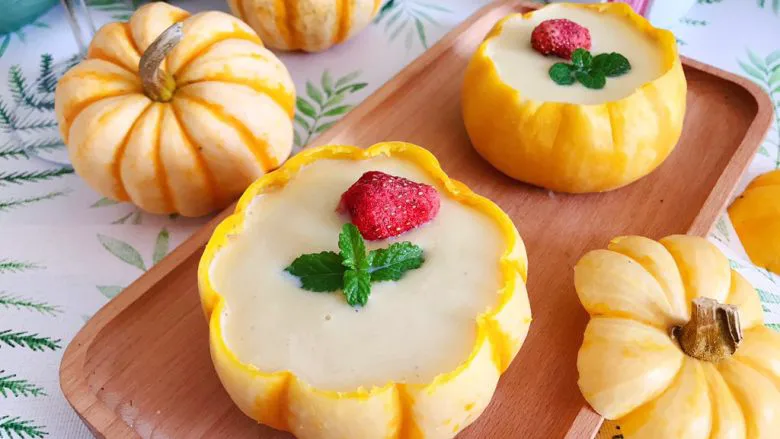 奶香金瓜燕麦糊