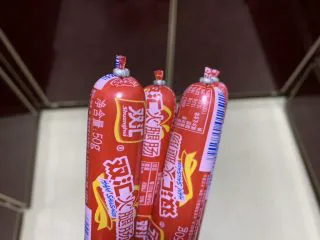 街边小吃一东北煎肠,准备