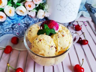 蔓越莓冰激凌,成品图!