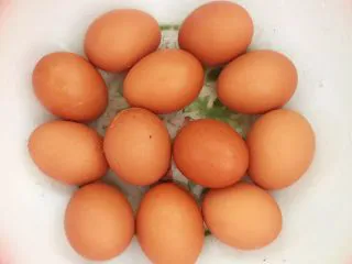 自制五香茶蛋,土鸡蛋放入盆里