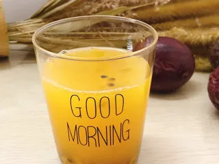 百香果蜜糖水,可以喝啦～～