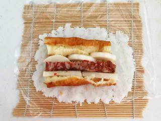 上班族的便当 风味独特的粢饭团,再加入酸辣白萝卜条