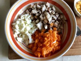 土豆的101种吃法➕火山肉末土豆泥,蛋白切碎