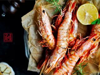 承味普罗旺斯迷迭香烤虾,成品