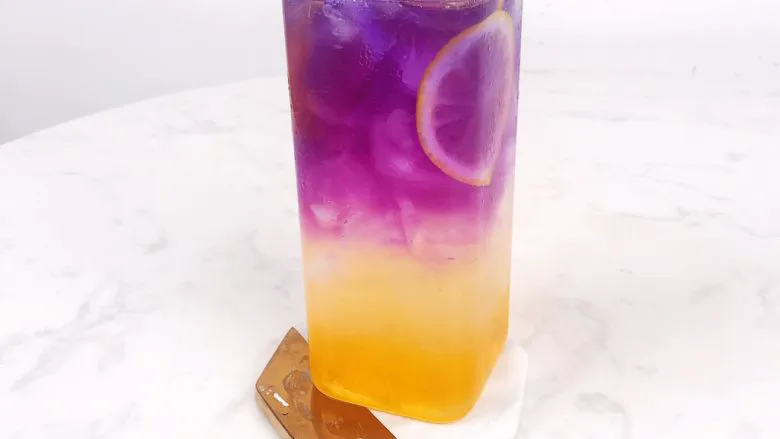 网红饮品—银河系水蜜桃,在家打造ins风