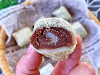 经典小吃驴打滚,满满馅料