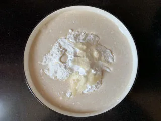 经典小吃驴打滚,糯米粉加牛奶白糖