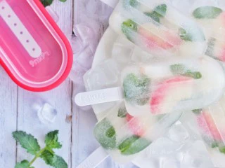 蜜桃荔枝薄荷冰棒,成品图