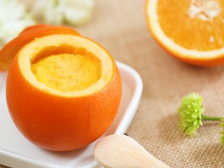 8m+香橙蒸蛋(宝宝辅食)