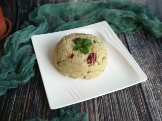 北京传统经典小吃-老北京麻豆腐,成品。