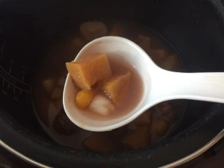 红薯栗子糖水,煮好了