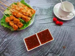 延吉小吃——沾串,看着都觉得贼幸福贼好吃