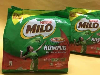 美禄恐龙 milo dinosaur,大马还有一种美禄是没有糖份的，叫milo kosong，这个我以前也很喜欢买，因为不爱甜的，空调房里呆久了会觉得冷，泡一杯喝了很舒服，当然也非常适合冬天，图也是我从TB揪来的。
