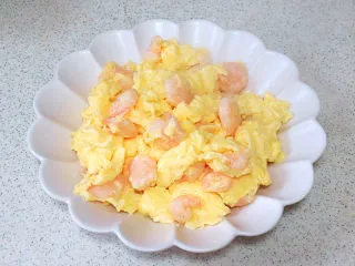 宴客快手菜【虾仁滑蛋】,出锅