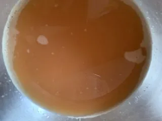 蔓越莓苹果汁,过滤完成