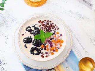 牛奶咖啡果冻,成品图