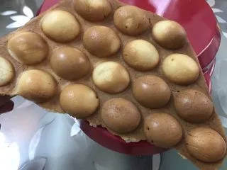 风靡街头的小吃——原味鸡蛋仔,外脆里嫩的鸡蛋仔