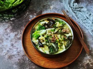 河南小吃-羊肉烩面,成品图