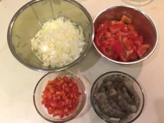 普罗旺斯风味番茄烩大虾,嗯！准备好了