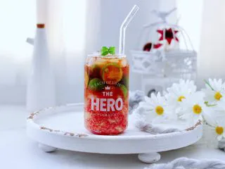 无花果普洱冰茶,我要开喝咯～