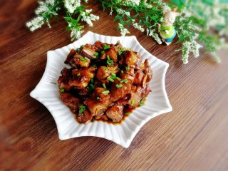 家常菜+红烧排骨,成品图