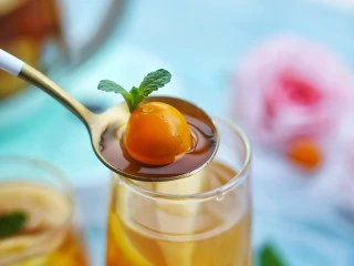 自制高颜值低卡水果茶,棒棒哒。