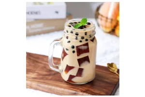 茶冻撞珍珠奶茶