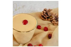 蔓越莓玉米奶昔