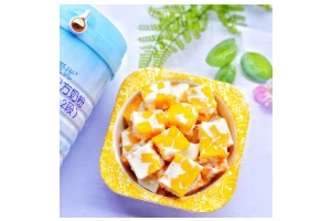 香甜爽滑的芒果牛奶布丁