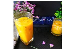 百香果+芒果苹果汁