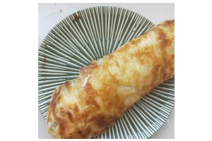 街头手抓饼的吃法