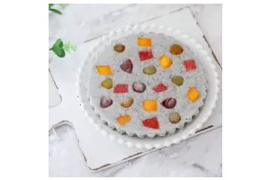 芝麻酸奶水果冻