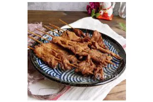上海小吃  炸里脊肉串