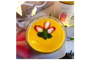 香蕉芒果卡乐比营养奶糊