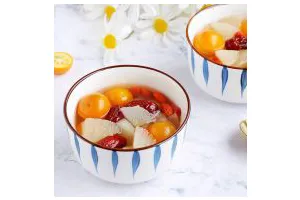 冰糖雪梨金桔饮