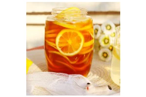 冬至美食 柠檬蜂蜜水