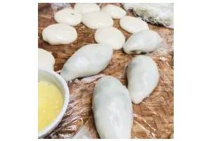 客家小吃：蒜苗粿（葫粄）➕菜头粄