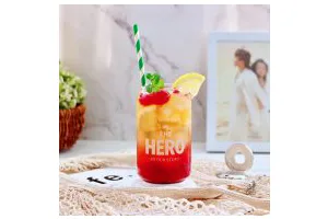 蔓越莓草莓花茶饮