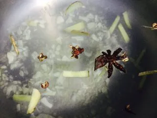 宵夜嗨起来—自制美味花甲粉,加入花椒大料