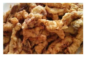 美味可口的酥炸平菇（以平菇为主材，诠释鲜美滋味）