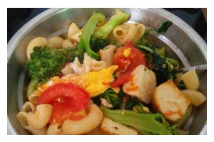 瘦肉炒通心粉，营养又美味（健康饮食，快乐生活）