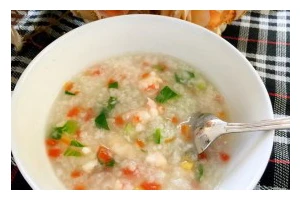 美味又健康，尝尽虾仁甜豆燕麦粥（以虾仁、甜豆、燕麦三重组合，打造健康早餐）