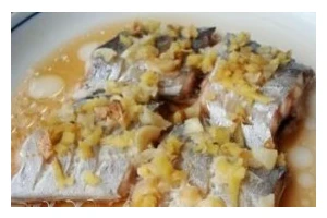 美味可口的咸肉酒酿蒸带鱼（传统美食，简单易学，充满诱惑）
