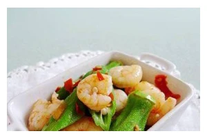 秋葵蒸虾肉（一道简单又美味的健康菜肴）