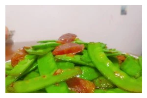 轻松学做双椒炒荷兰豆